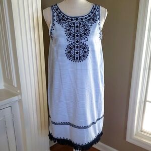 Vineyard Vines Embroidered Shift Dress